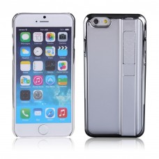 iPhone 4 4s - Cigarette Ligher Hard Protective Phone Cover Case - Silver